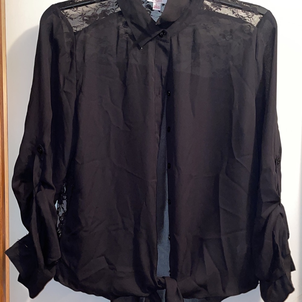 Large button up shirt